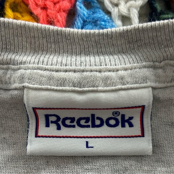 Vintage 90s Reebok Single Stitch Life Is Short Play Hard Tennis Tee Unis… - Picture 4 of 13